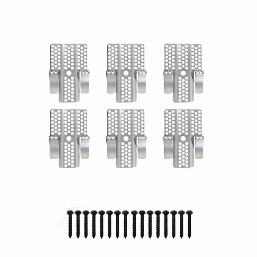 Stainless Steel Wall Repair Clips Strong Metal Hole Repair Patch Wall Patch Kit Smooth Walls