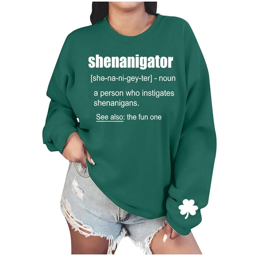 Женские повседневные модные толстовки с длинным рукавом и круглым вырезом с принтом, пуловер, топ