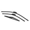 Windshield Wiper Blades Set 24in 17in 12in Quiet High Efficiency Replacement for Mirage 2014 2020 Left Hand Drive