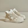 2024Fashion Dad Shoes Женские кроссовки Plaftform Зимние нескользящие плюшевые теплые женские спортивные кроссовки со шнуровкой Вулканизированная обувь