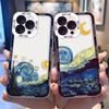 V-Van G-Gogh Звездная ночь Чехол Прозрачный чехол для телефона Для Redmi Note 15 14 13 12 11 11T 11S 10 9 10S 9S 8 Pro Max Plus Защитный чехол