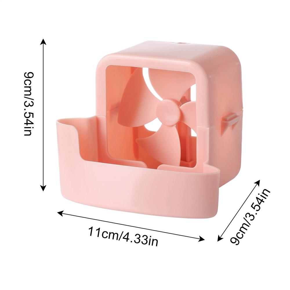 Portable Fan Mist Cooling Adapter Floor Fan Cooler Hangable Ice Box Attachment Accessories Cooler For Festival Terrace Alley