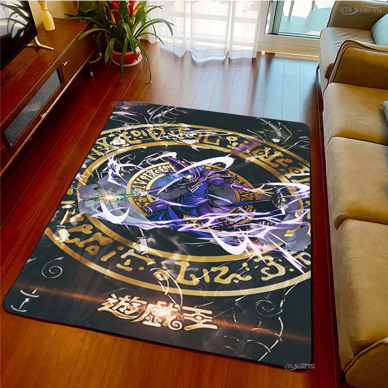 Dark Magician Carpet for Living Room Bedroom Rug Door Kitchen Kid Unslip Floor Mats Birthday gift photography props Alfombra Rug