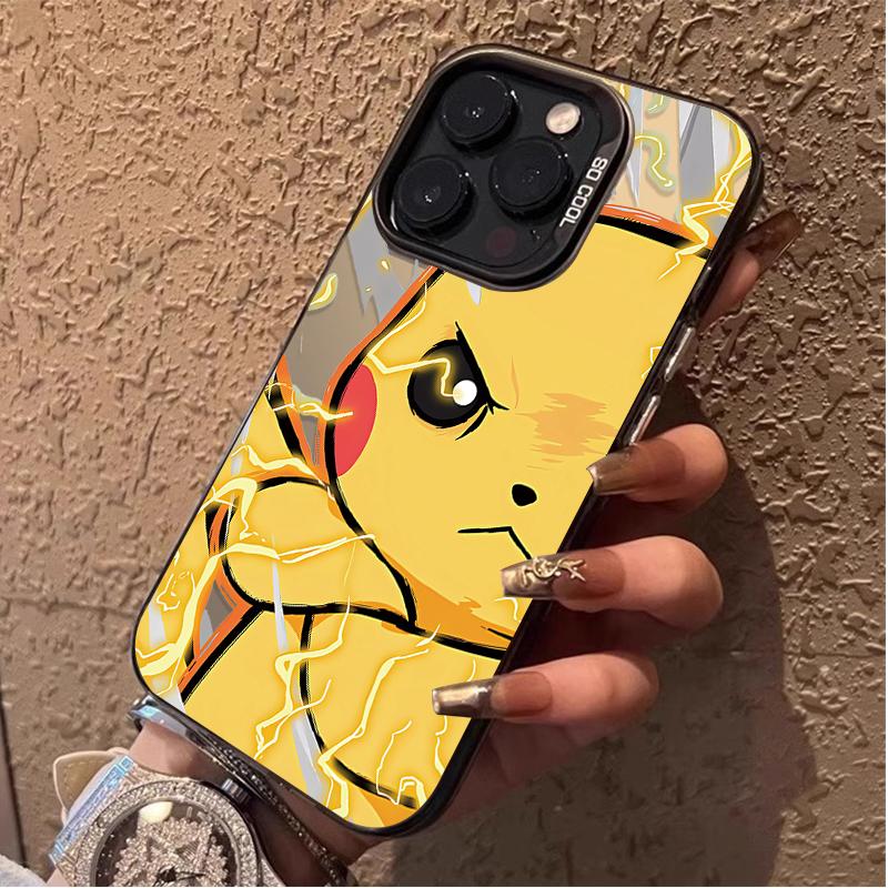 Милый аниме-чехол P-Pokemon для iPhone 17 16 15 14 13 12 11 Pro Max Plus 17 Air 16E X XR XS Max Жесткий противоударный бампер