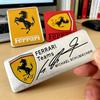 3D Aluminum Auto Badge Sticker Body Trunk Window Decoration Decal For Ferrari Farah Donkey Emblem Car Modification Accessories JG0