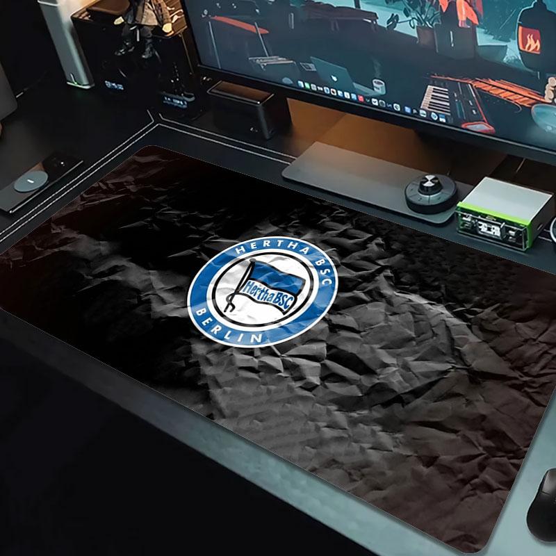 Hertha BSC Large Size Mouse Pad Large Gaming Table Cushion Non-slip Laptop Tablet Big Mousepad XXL Mat Mini PC Playmat With Lock edge