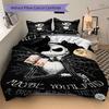 Nightmare Before Christmas Bedding 3 Piece Set Hd Print Duvet Cover Pillowcases For Teens Adult Bedroom Decoration Christmas Gift C9211588