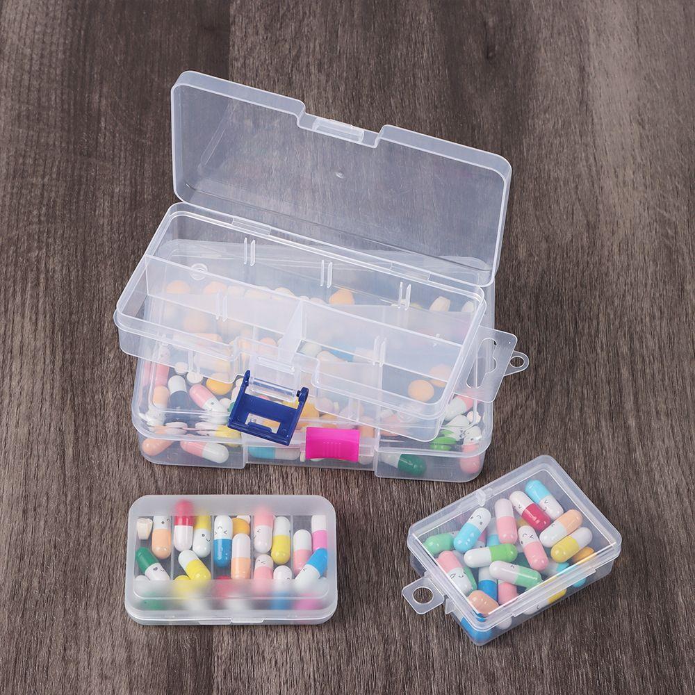 Clips Boxes Pill Storage Supply Craft Bead Holder Storage Box Jewelry Diamond Container