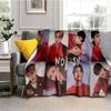 Корея Kpop Stray Kids 3D Певец Мягкое Фланелевое Одеяло для Кроватей Спальни Дивана Пикника, Плед для Накрытия на Улице Отдыха Подарок