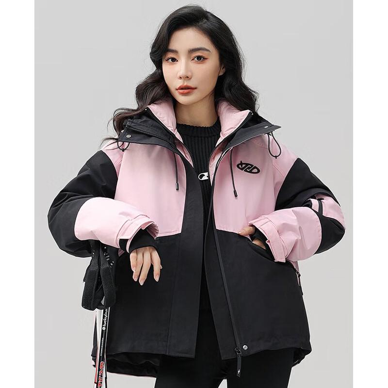 Yaya Женская пуховая парка с отстегивающимися цветными блоками