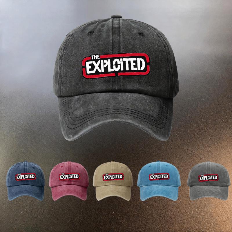 A Washed The Exploited Baseball Cap a Sunshading Hat for Daily Outings a Musthave Fashionable Couples Hat Featuring a St