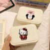 Sanrio Kt Cat Jewelry Storage Box With Leather Material For Gift Giving
