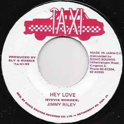 7-дюймовая пластинка JIMMY RILEY Hey Love TA0182 Taxi Jamaica Reggae Ska Dub Б/у