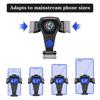 Gravity ABS Vehicle GPS Mobile Phone Holder Car Accessories For Alfa Romeo Giulietta GT 159 147 156 Mito Brera Giulia F1 StelvioTH7 