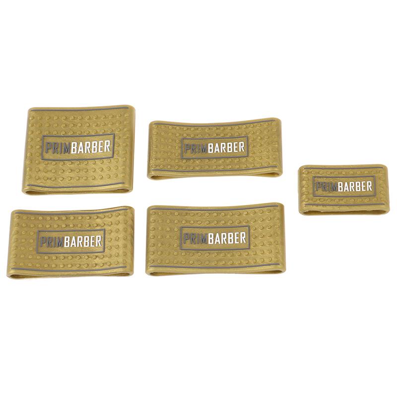5Pcs Barber Hair Clipper Trimmer Grip Non-Slip Bands Sleeves Holder Barber Tools