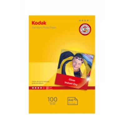 Фотобумага Kodak Premium Gloss 4x6" Белая (100 шт.)