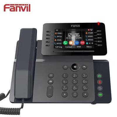 IP SIP телефон Fanvil V65 с цветным экраном 4,3 дюйма, штекер CN (адаптер в комплекте)