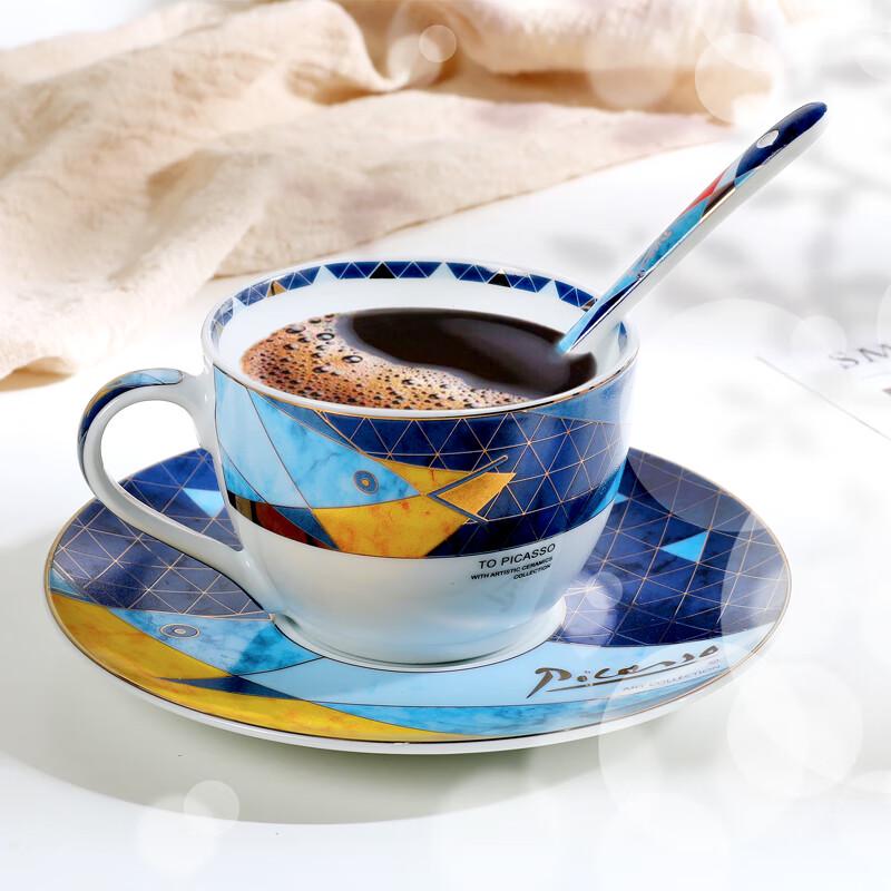 Picasso 'Flying' Fine Porcelain Coffee Cup & Saucer Set