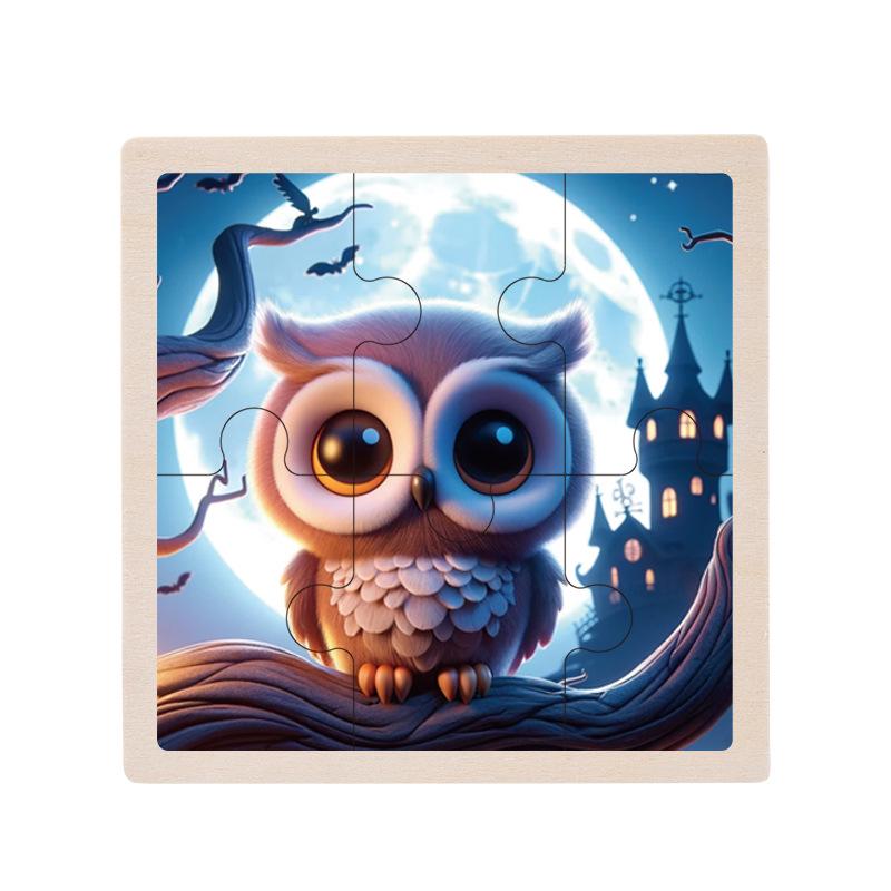 Деревянный развивающий пазл для малышей, 1-5 лет