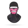 Balaclava Skull Design Heat-Transfer Printed Breathable Spandex/Polyester Unisex Neck Gaiter for Motorcycle Riding Outdoor Use