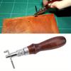 1PC Adjustable Leather Edge Stitching Groover Notcher DIY Leather Craft Groove Tool