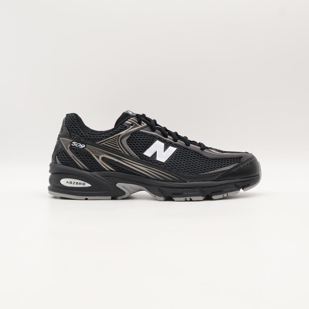 U509BS New Balance 509 Черный Серебристый Металлик (Мужской)
