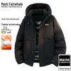 MARK FAIRWHALE Men's Winter Puffer Hooded Jacket