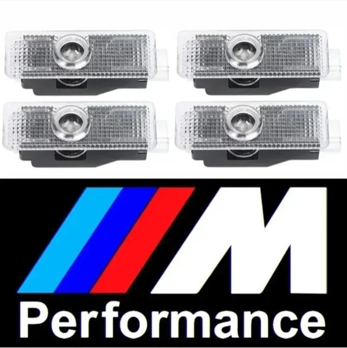 BMW GROUP 4Pcs Car LED HD Door Welcome Projector Laser Lamps For BMW E90 E60 E46 E93 F20 F21 F30 F31 F32 F33 F34 F15 F10 F01 F11