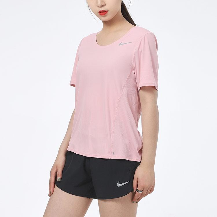 (WMNS) Nike Dri-FIT Training Sports Quick Dry Short Sleeve Pink T-Shirt Women's CJ9445-630