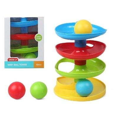 Игра на санках Монтессори с мячом
