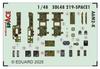 Eduard 1/48 Space A6M2-K Zero Trainer Fighter Type 11 Interior 3D Decal with Etching Parts Set (for Eduard) Plastic Model Decal EDU3DL48219 (Airplane)