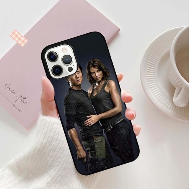 Glenn Maggie The Walking Dead Phone Case Back Cover for IPhone 18 17 Air 16 15 14 13 11 12 Pro Max Plus Shell Coque