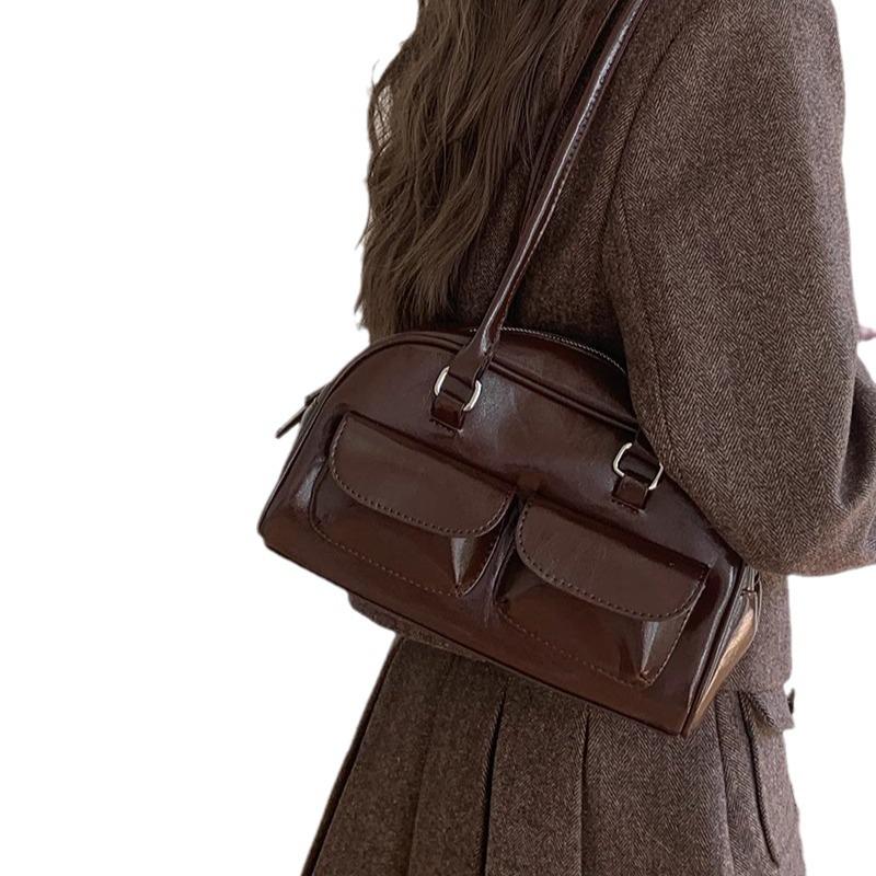 2025 Модная женская универсальная сумка - Лето и осень в корейском стиле Маленькая квадратная сумка через плечо