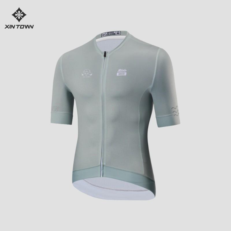XINTOWN Women Men Short Sleeve Cycling Jersey Moisture Wicking Quick Dry Road Bike Top