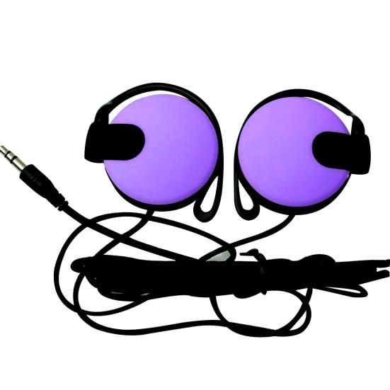 Universal 3.5mm Wired Ear Hook Earphone Smartphone Computer Sports Headphone