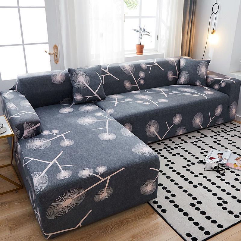 Чехол на подушку для дивана с геометрическим принтом, защита для мебели, L-образный угловой чехол для кресла, эластичный чехол для дивана для гостиной, дома