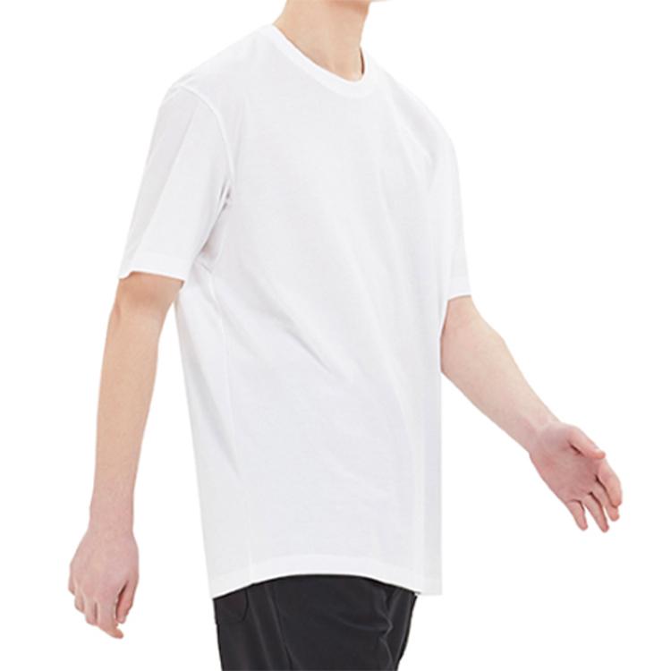 Y-3 Мужская повседневная футболка с круглым вырезом и коротким рукавом, мужские топы, белые FN3349