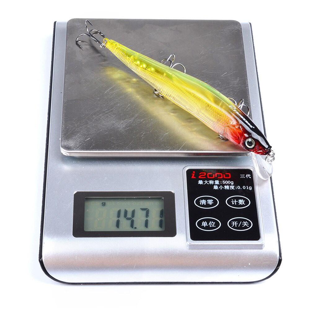 1pcs 14.4g 11.9cm Fishing Lures Minnow Wobbler Floating Bass Trolling Artificial Hard Bait Crankbait Carp Pesca Fishing Tackle
