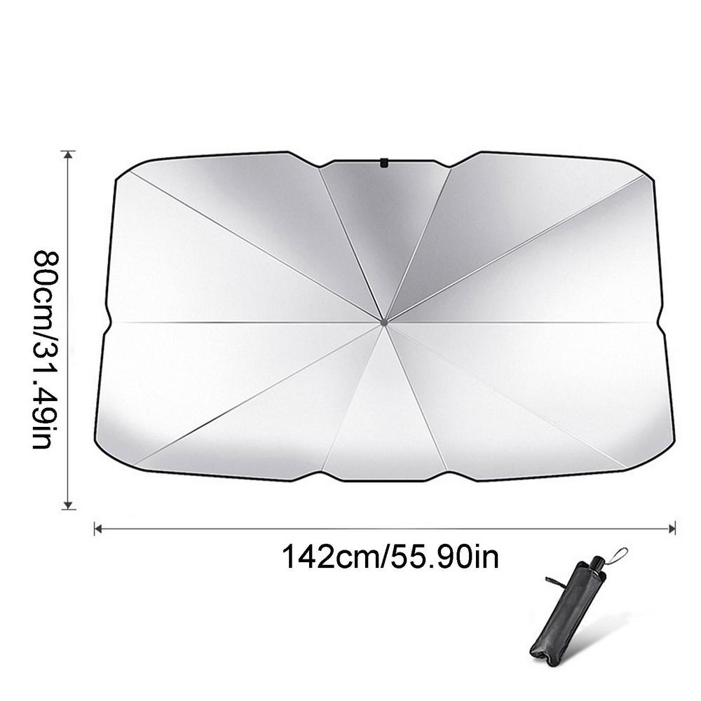Солнцезащитный козырек на лобовое стекло автомобиля, зонт от солнца, защитный козырек на лобовое стекло автомобиля, зонт от солнца, термостойкий, складной козырек от солнца