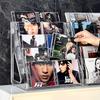 Стеллаж для CD на 5/7 ярусов, Стеллаж для демонстрации альбомов, Прозрачный стеллаж для хранения пластинок и кассет, Многофункциональный настольный стеллаж