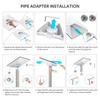 SK0119 Starlink Mini Pipe Adapter and Flat Mount - Stationary Installation