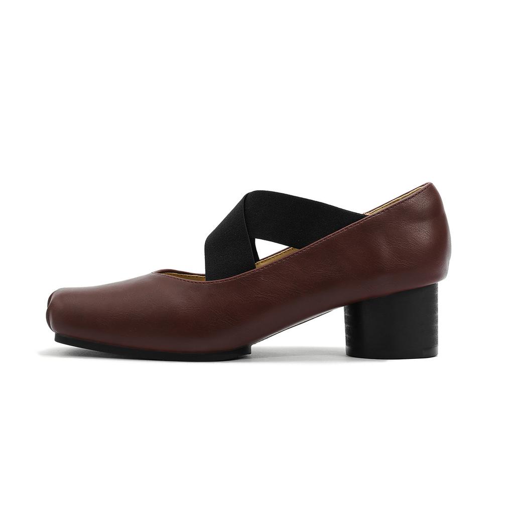 Французский балетный стиль кожаные одинарные туфли женский размер 33 размер 34 обувь маленького размера туфли Мэри Джейн женская обувь толстый каблук высокий каблук балетки