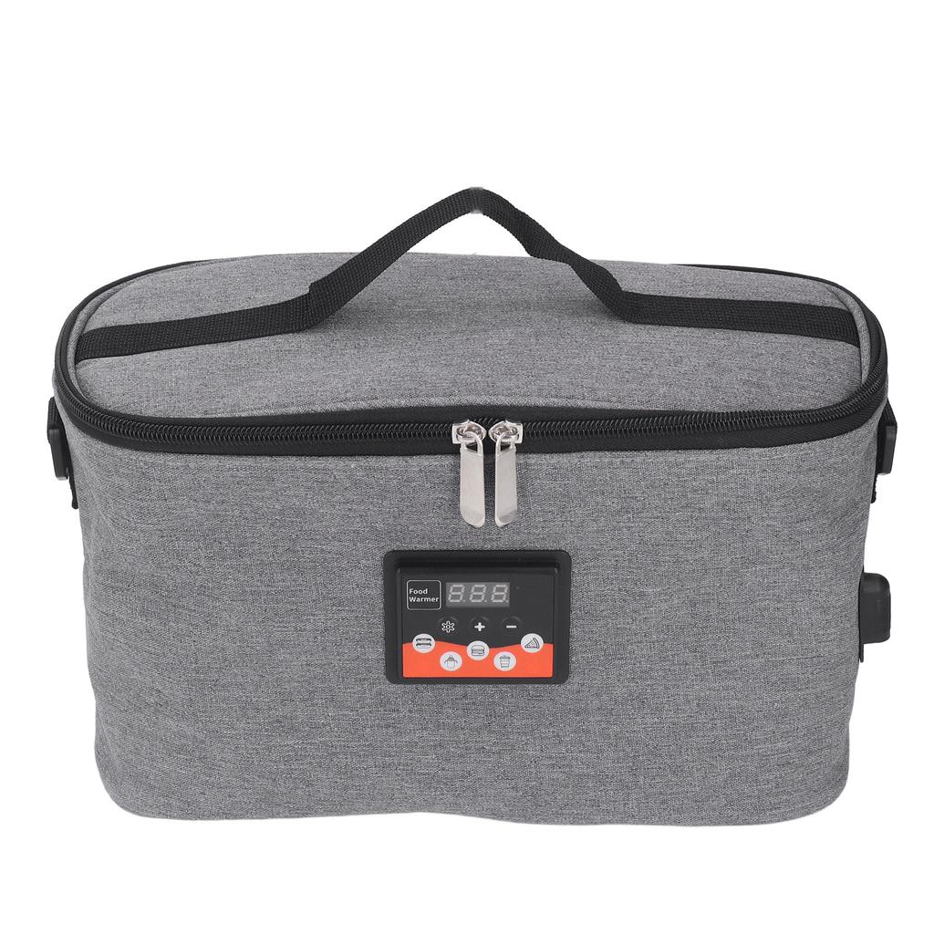 Car Warmer Bag 30W Heating Bag 8L Adjustable Temperature Display with Handle Portable Food Warmer
