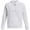 Under Armour Rival Fleece Hoodie With Brand Logo Print Men Hoodies White 1379757-100
