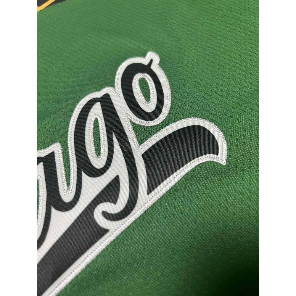 Basketball shirt, green No. 23, outdoor street casual sportswear, high-end alphabet jersey.
