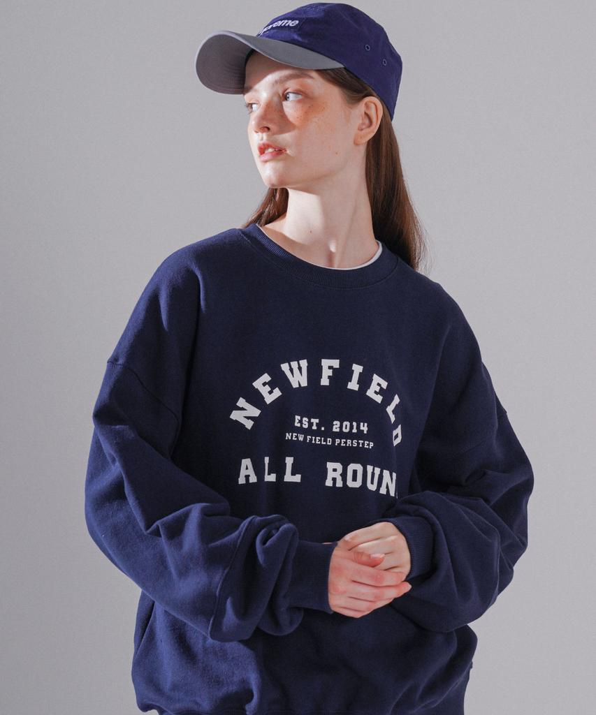 PERSTEP Newfield Sweatshirt Navy [Terry/Fleece-Lined] Smmt4511 / Smmt4532