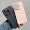 Мягкий противоударный чехол цвета конфет для iPhone 16 15 14 13 12 11 Pro Max X XR XS 8 7 Plus Mini силиконовый бампер полное покрытие