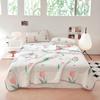 Summer Cooling Blanket Comforter Bedding Set Air Conditioning Quilt Latex Fitted Bedsheets and Pillowcases for Single Double Bed