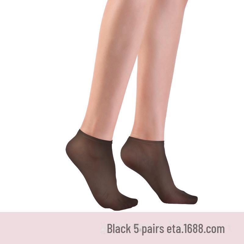 Бесшовные прозрачные ультратонкие летние женские носки с кристаллами Landa