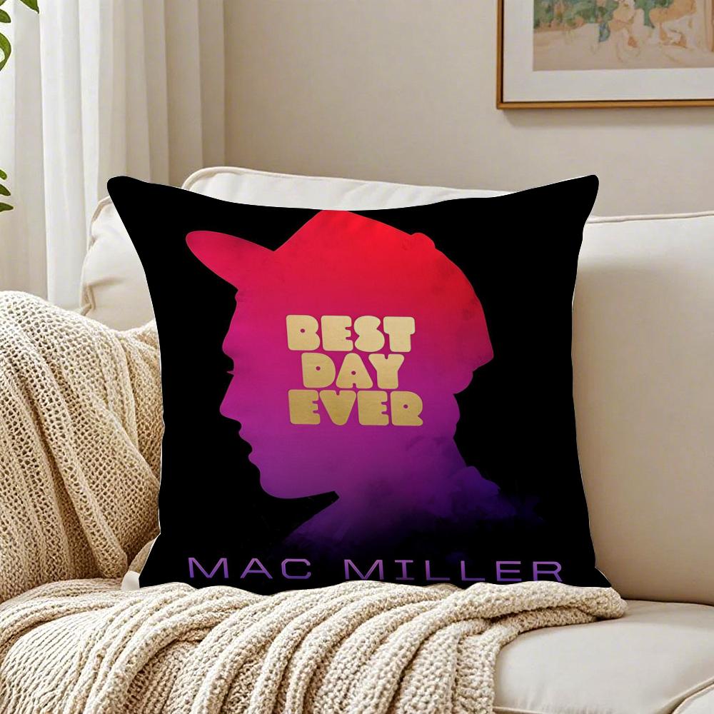 Hip Hop American Singer MMac MMiller Cushion Cover Pillowcase Antidustmite living Room Sofa Decor Cushion Room
